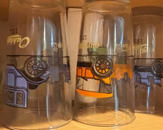 HazelAtlas Old Timers Autos Glasses