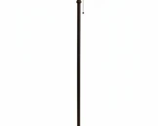 Tiffany Style Stained Glass Floral Torchiere Floor Lamp