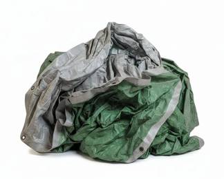 HeavyDuty Tarps Green and Silver