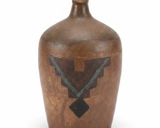 Stoneware Jug with Eagle Motif