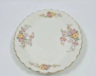 Vintage Floral Oval Serving Platter