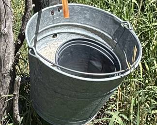 Galvanized Metal Pails and Buckets second image