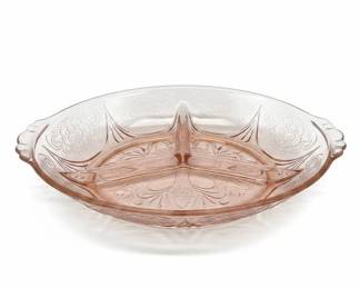 Anchor Hocking Mayfair Open Rose Pink Depression Glass Set seventh image