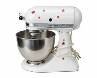 KitchenAid Classic Stand Mixer with Red Stars Decal