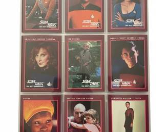 Star Trek The Next Generation and Original Series Trading Cards second image