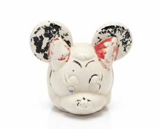 Vintage Mickey and Minnie Mouse Turnabout Cookie Jars third image