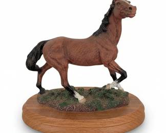 The Hamilton Collection Mare and Foal Figurine third image