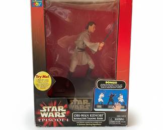 Star Wars Episode I ObiWan Kenobi Interactive Talking Bank