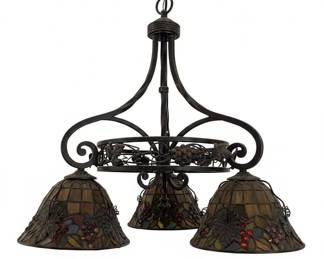 Tiffany Style Grape Chandelier third image