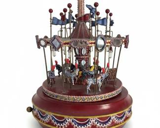 Vintage Mr. Christmas Animated Musical Carousel