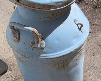 Vintage Metal Milk Can B