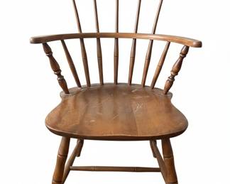 Ethan Allen Heirloom Maple Windsor Comb Back Armchair