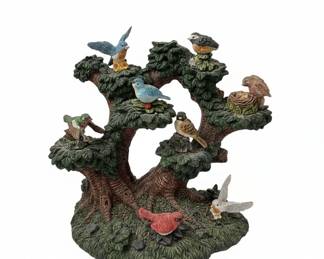 Miniature Bird Tree Figurine