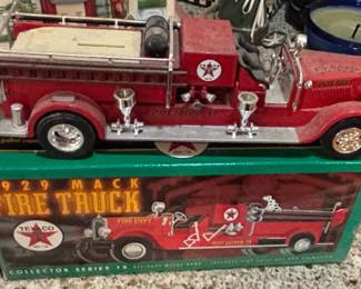 Mack Fire Truck Texaco Collector Series DieCast Metal Replica