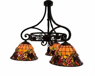 Tiffany Style Grape Chandelier