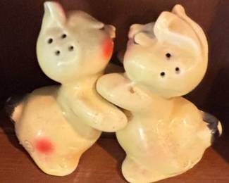 Assorted Ceramic Figurines and Salt and Pepper Shakers  Primarily Farm Animals and Holiday Themes fourth image