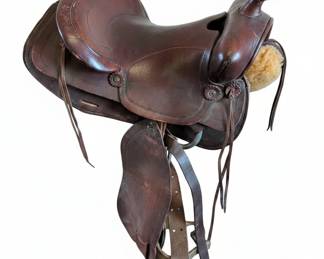 Vintage Western Saddle
