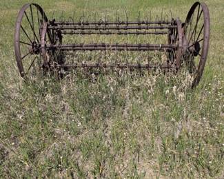 Antique HorseDrawn Hay Rake second image