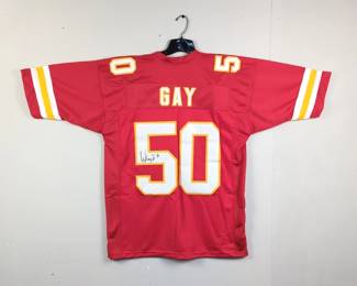 William Gay #50 Autographed Football Jersey With JSA COA