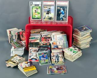 Sports Trading Cards, Includes PSA And Beckett Graded Football Cards