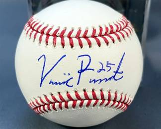 Vinnie Pasquantino Autographed Baseball, With PSA Sticker Of Authentication