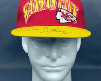 Trent Green Kansas City Chiefs Autographed Cap, Inscribed "10"