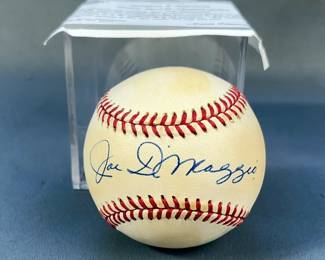 Joe DiMaggio (HOF) Signed Baseball With COA From Stans Sports Memorabilia