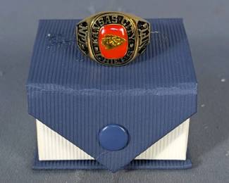 Kansas City Chiefs Replica Gold Ring, Officially Licensed