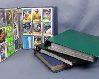 Trading Cards, Includes Pokemon, Comic Book Cards, Baseball And More, Contents Of 4 Binders