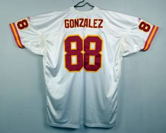 Tony Gonzalez #88 Kansas City Chiefs Reebox On-Field Jersey, Sz 60