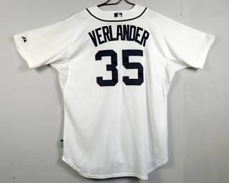 Justin Verlander #35 Detroit Tigers Majestic Authentic Jersey, Sz 60