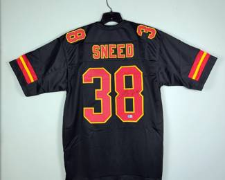 L'Jarius Sneed #38 Autographed Football Jersey Size With Beckett Authentication Sticker