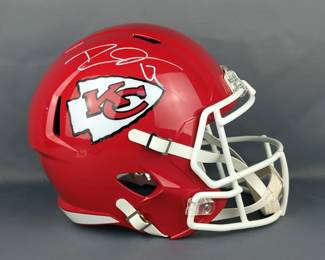 Richie James Kansas City Chiefs #17 Autographed Riddel Speed Replica Helmet