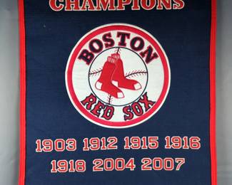 Boston Red Sox World Series Champions Dynasty Banner, 36" x 24"
