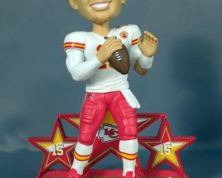 Kansas City Chiefs Patrick Mahomes Player Bobble, In Original Box