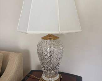 MANY WATERFORD LAMPS