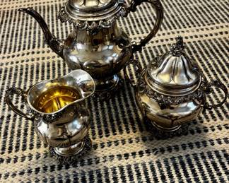 STERLING TEA SET