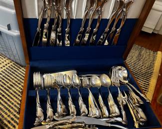 WALLACE WALTZ OF SPRING STERLING FLATWARE SET