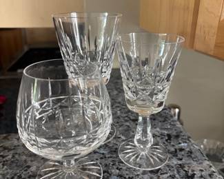 LARGE COLLECTION OF WATERFORD GOBLETS