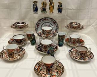 Imari Elegance And Scholar Figure Mud men