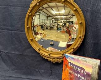 Federal Style Convex Eagle Wall Mirror