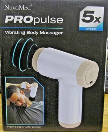 New Nuvomed Pro Pulse Vibrating Body Massager