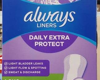 Always Liners Daily Extra Protect Double Pack