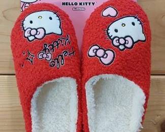 Hello Kitty Faux Fur Slippers