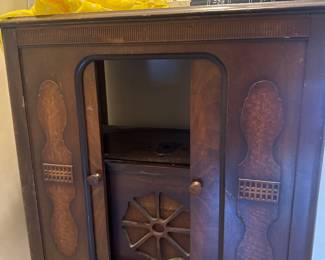 old radio cabinet 