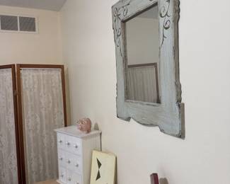 vintage frame mirror 