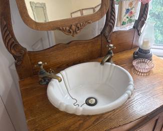 top view of sink 