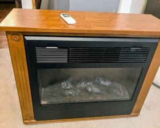 Portable electric fireplace
