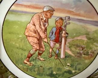 "Thems Mushrooms" Plate...for the Golfer in Your Life!