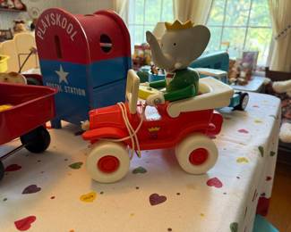 Babar and other Vintage Toys